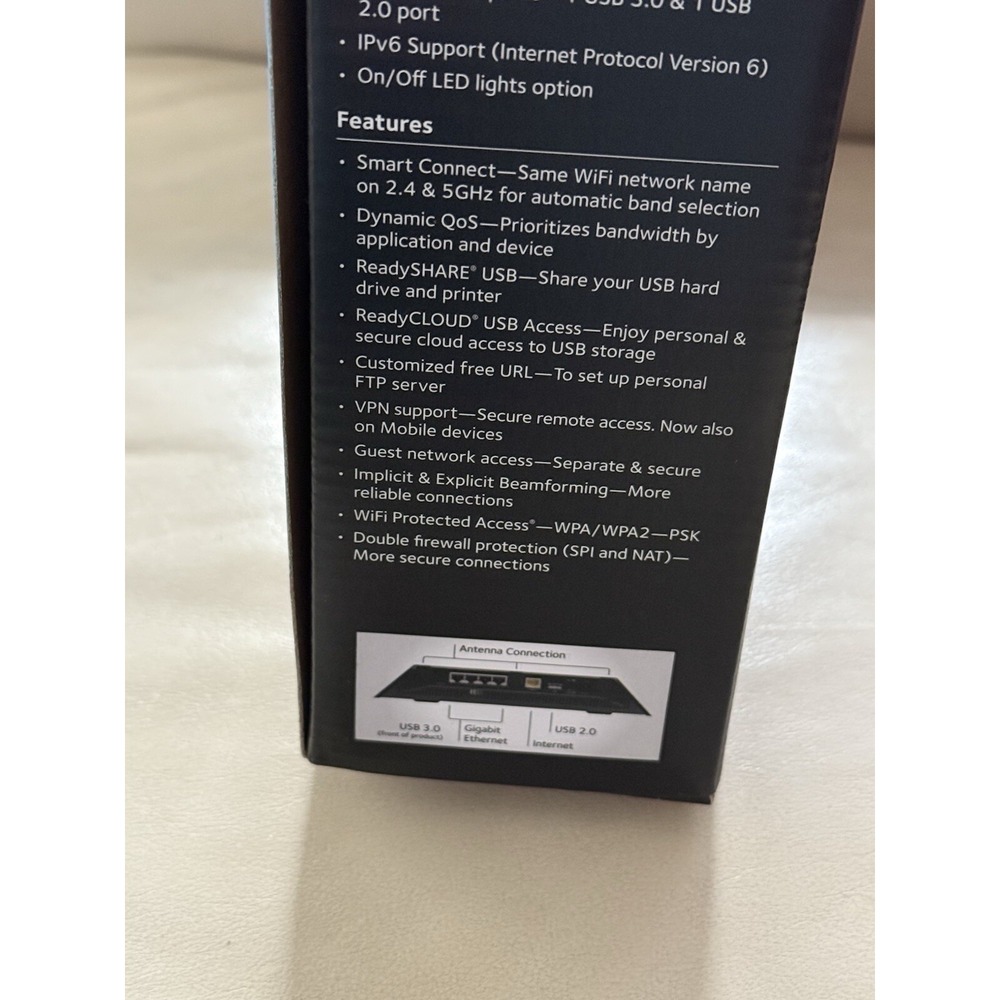NETGEAR Nighthawk R7000 AC1900‎ Smart WiFi Router - Picture 6 of 8